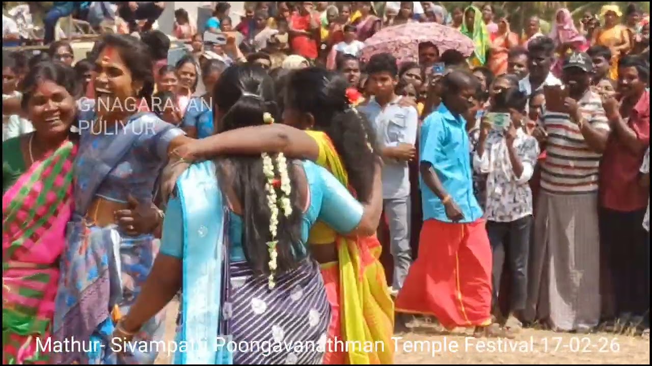 Mathur- Sivampatti Poongavanathman Temple Festival.17-02-26