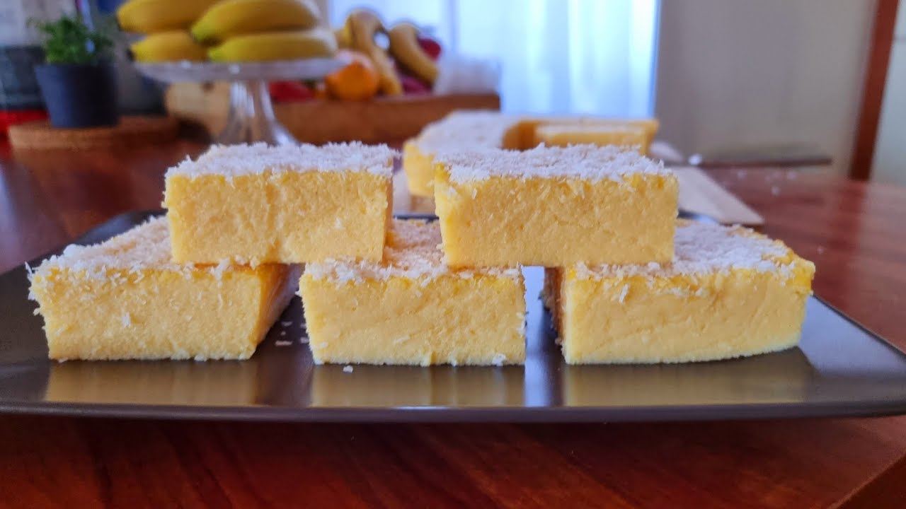 Poudine de Maïs/ Cornmeal Pudding/ Polenta Pudding