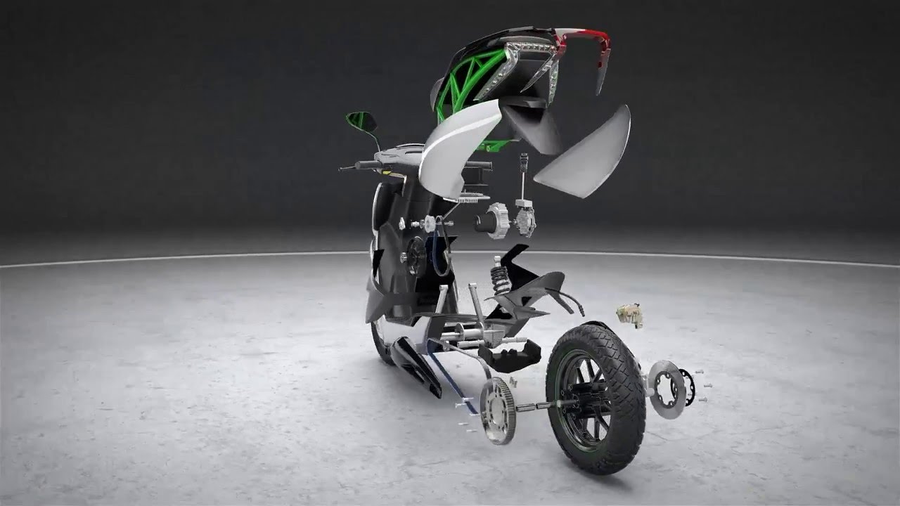 Ather S340 Electric Scooter Exploded View Official Video - DriveSpark
