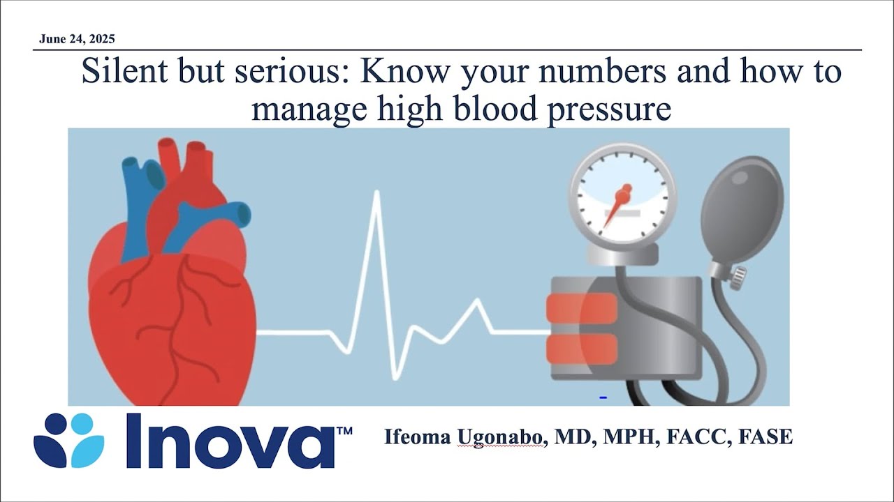 Inova Ask the Expert: Silent but serious &mdash; know your numbers and how to manage high blood pressure