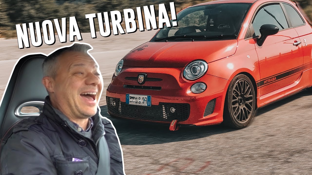 NUOVA TURBINA CON MIO PAPA' SULLA FIAT ABARTH 595!