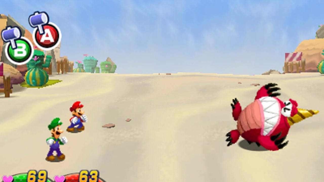 Mario & Luigi: Dream Team Boss 6 - Torkscrew