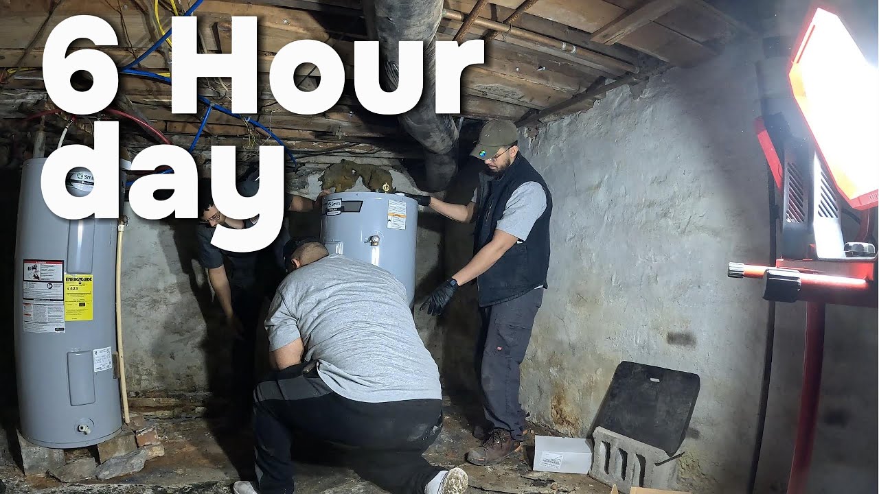 $2,000 in 6 hours| Water heater install | Family owned business