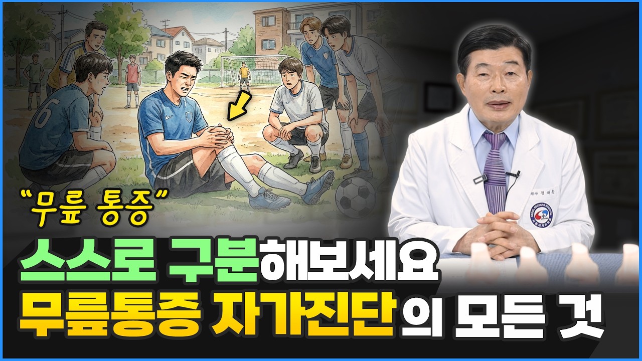 무릎통증 자가 진단 방법! 증상만으로 원인을 가늠해볼 수 있는 방법을 알려드리겠습니다.
