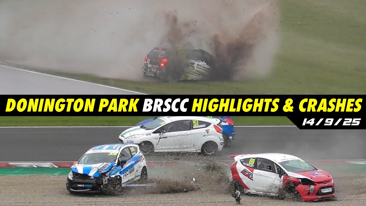 Donington Park Crashes/Highlights, BRSCC, 14/9/25