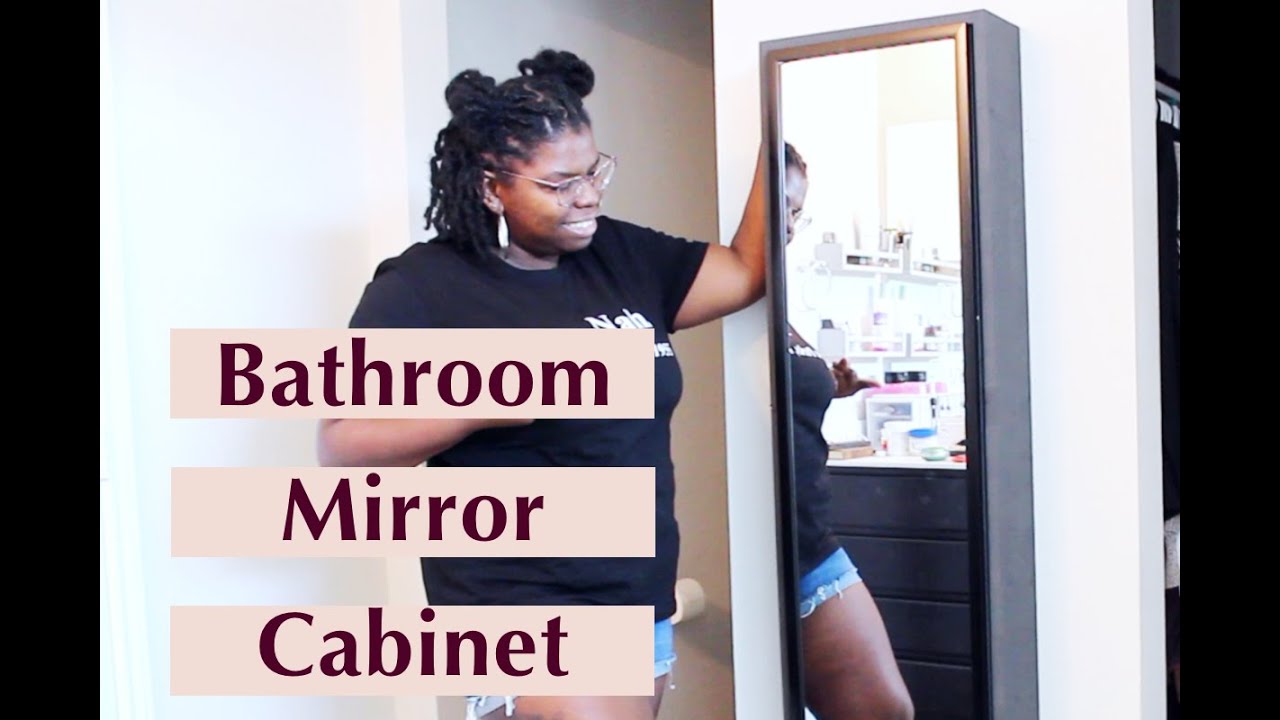 How to Build DIY Mirror Storage Cabinet