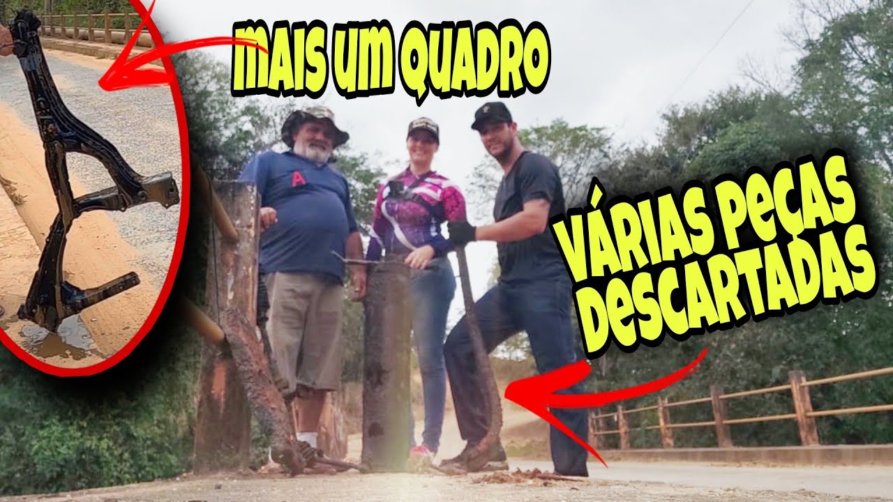 ENCONTRAMOS UM DESMANCHE ***pesca magnética***