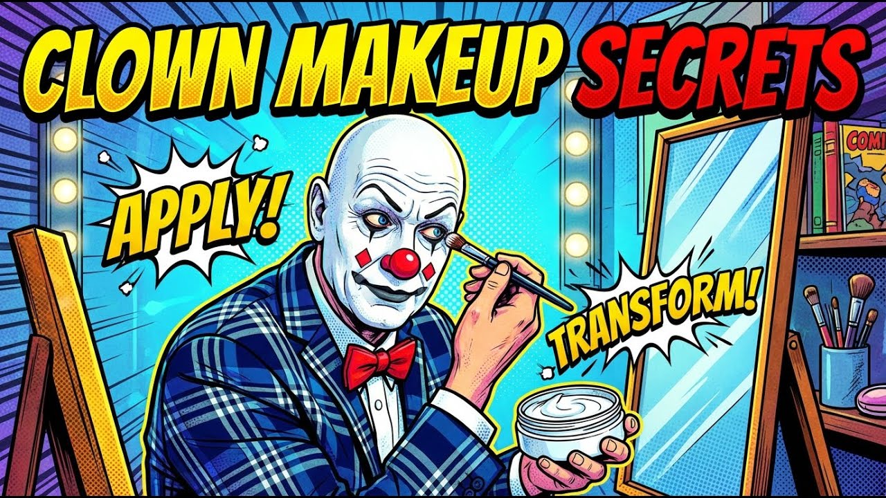 Professional Clown Makeup Tutorial