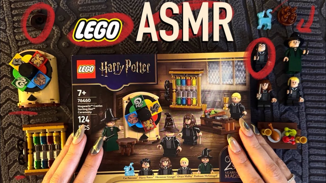 😴 ASMR LEGO Harry Potter 🪄 Satisfying Clicky Bricks & Deep Relaxation