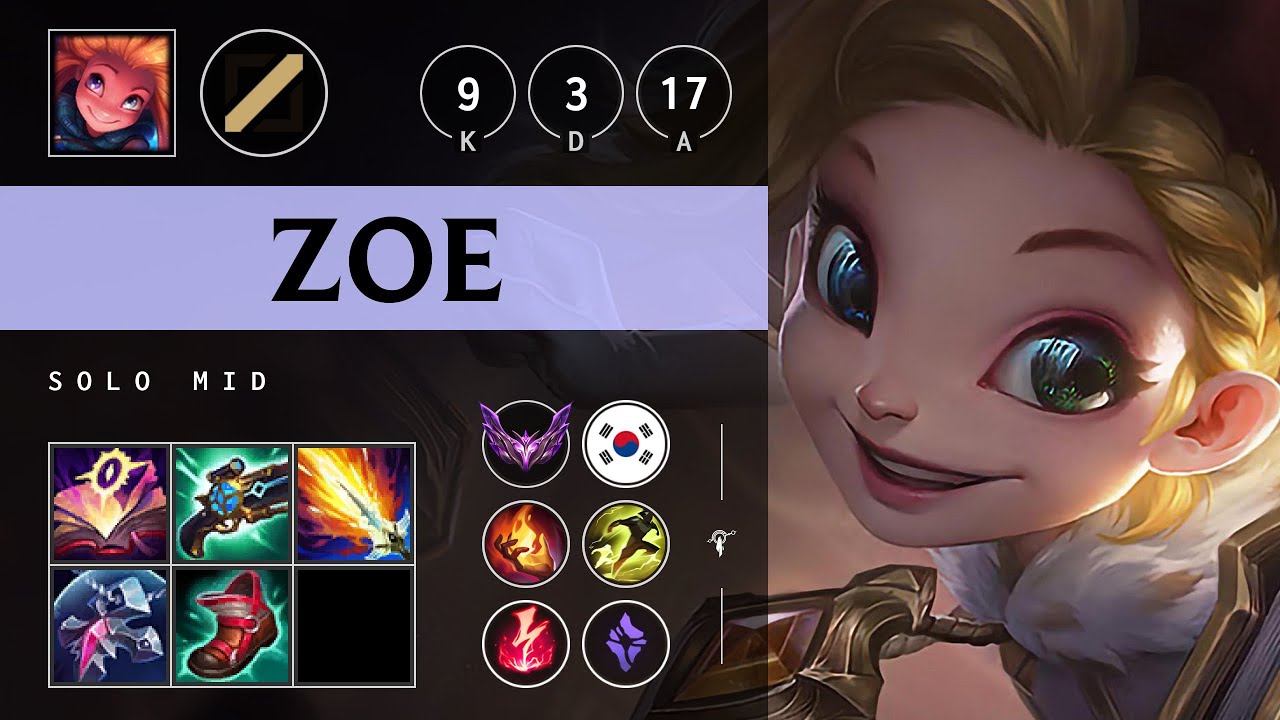 Zoe Mid vs Talon - KR Master Patch 25.18