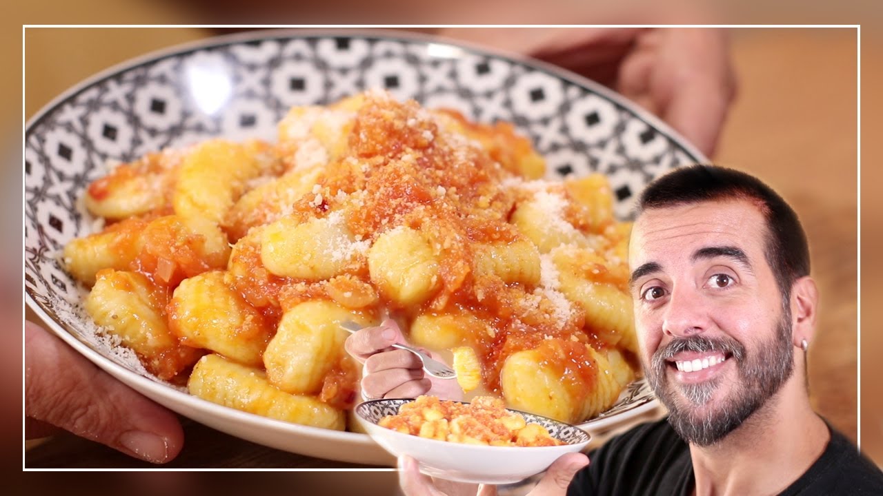 Los ÑOQUIS CASEROS mas SUAVES con SALSA 10 Puntos!