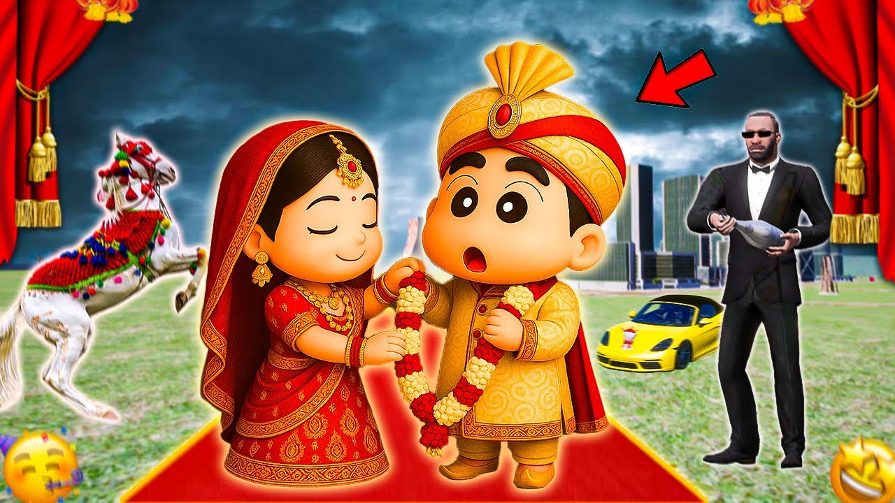 Shinchan Got Married In Indian Bike Driving 3d #1