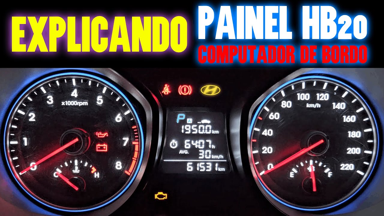 Painel do HB20 Revelado | Como Usar o Computador de Bordo Corretamente