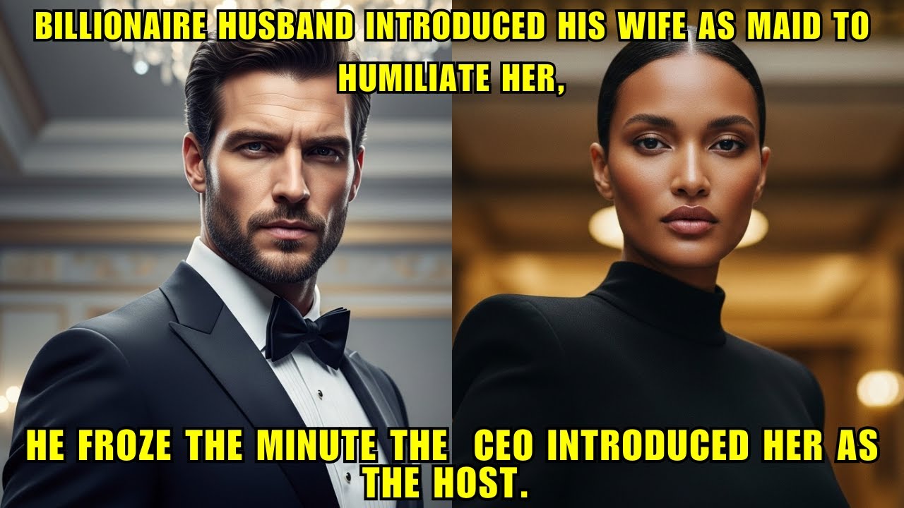 Billionaire Husband Introduced Wife As Maid To Humiliate Her – Froze When CEO Called Her The Host