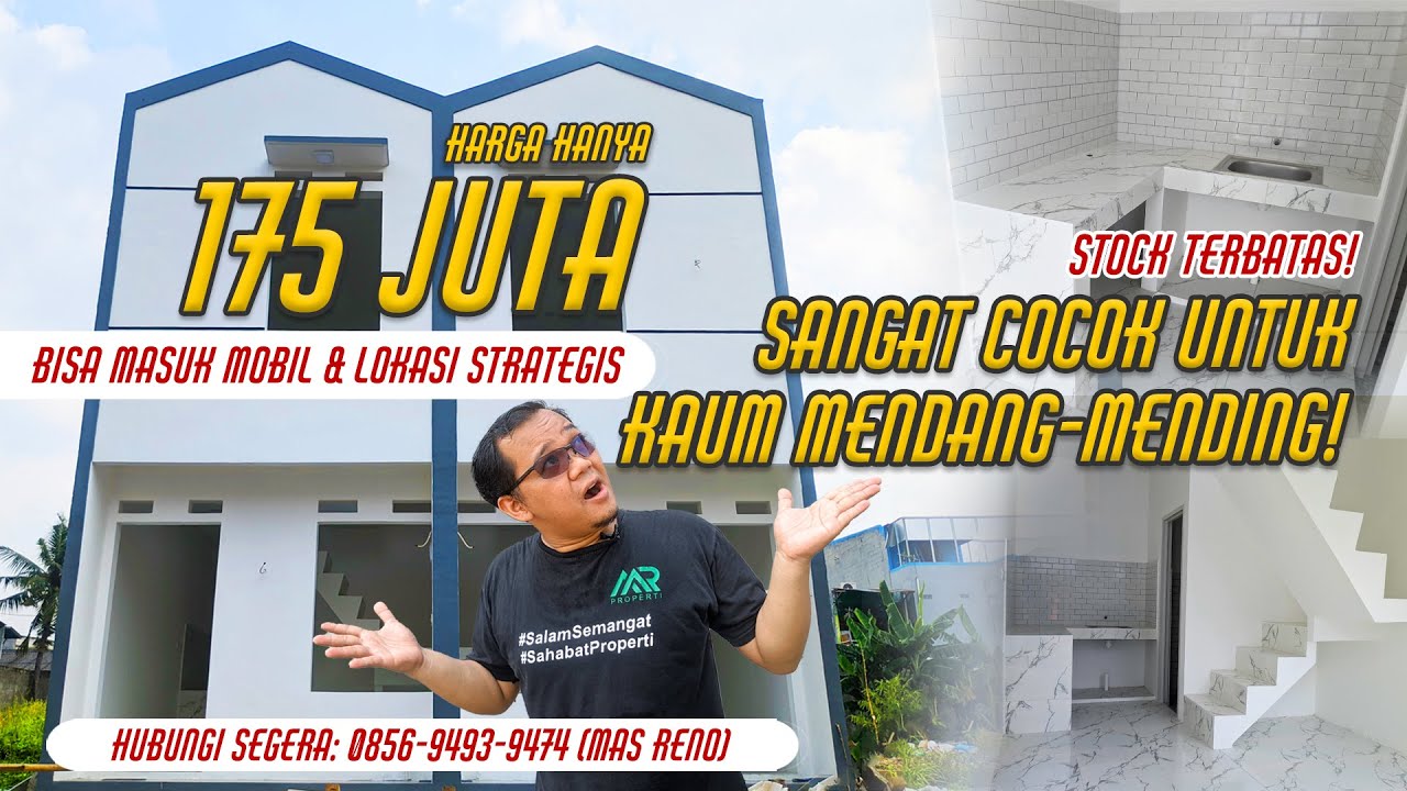 Waoo Masih Ada Rumah 2 Lantai Hanya 175Juta di Tengah Kota Jakarta Masuk Mobil Lagi😍