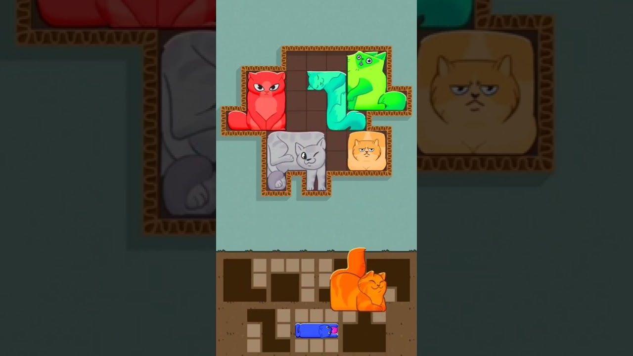 Puzzle Cats - Gameplay Walkthrough (iOS & Android) #shorts #games #funny