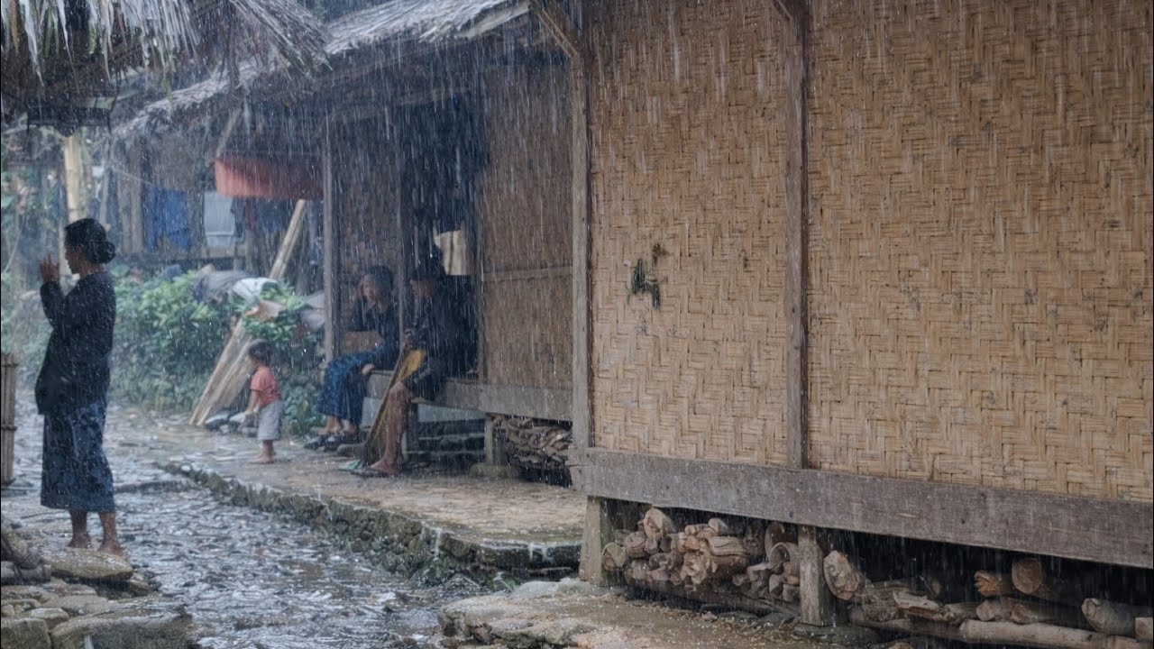 Hujan Turun Bikin Merinding‼️ Suasana Syahdu Kampung Baduy Gajeboh, Ngadaweung Dina Golodog 