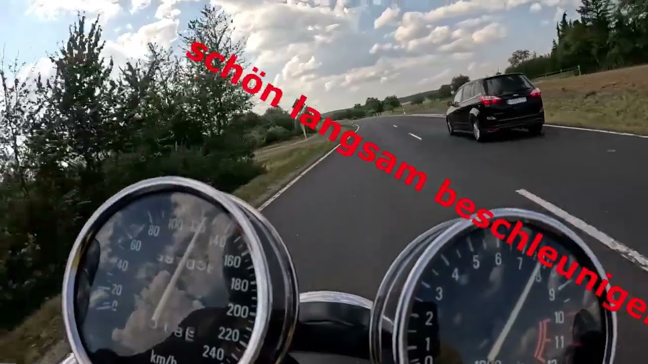 Kawasaki Zephyr 750 (Bj 1991) - Kollegen besuchen  (am besten kommts mit Kopfhörer).