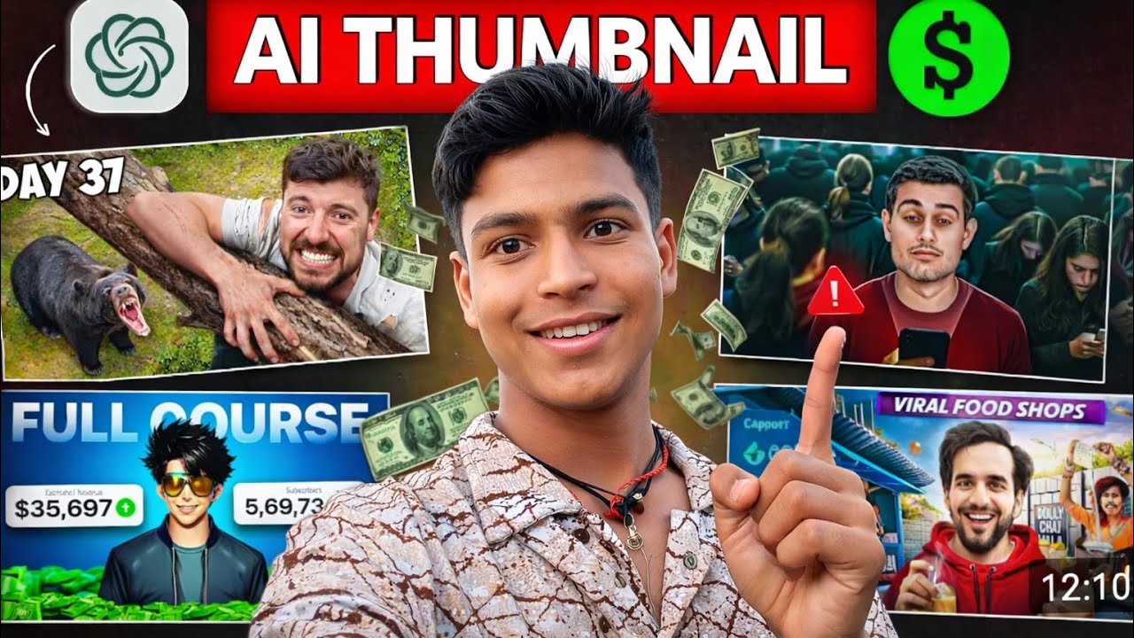 How to Ai  thumbnail 🤫✅ कैसे बनाए बस एक बार में AI se thumbnail kaise banaen🙏😱🤫