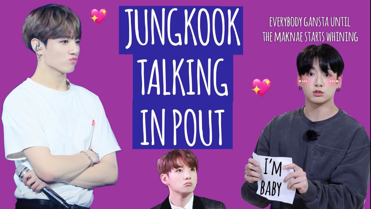 Jungkook Talking In Pout For 3 Minutes Straight ~Cute Compilation~