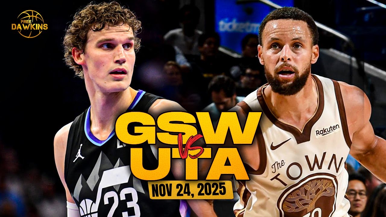 Golden State Warriors vs Utah Jazz Full Game Highlights | Nov 24, 2025 | FreeDawkins