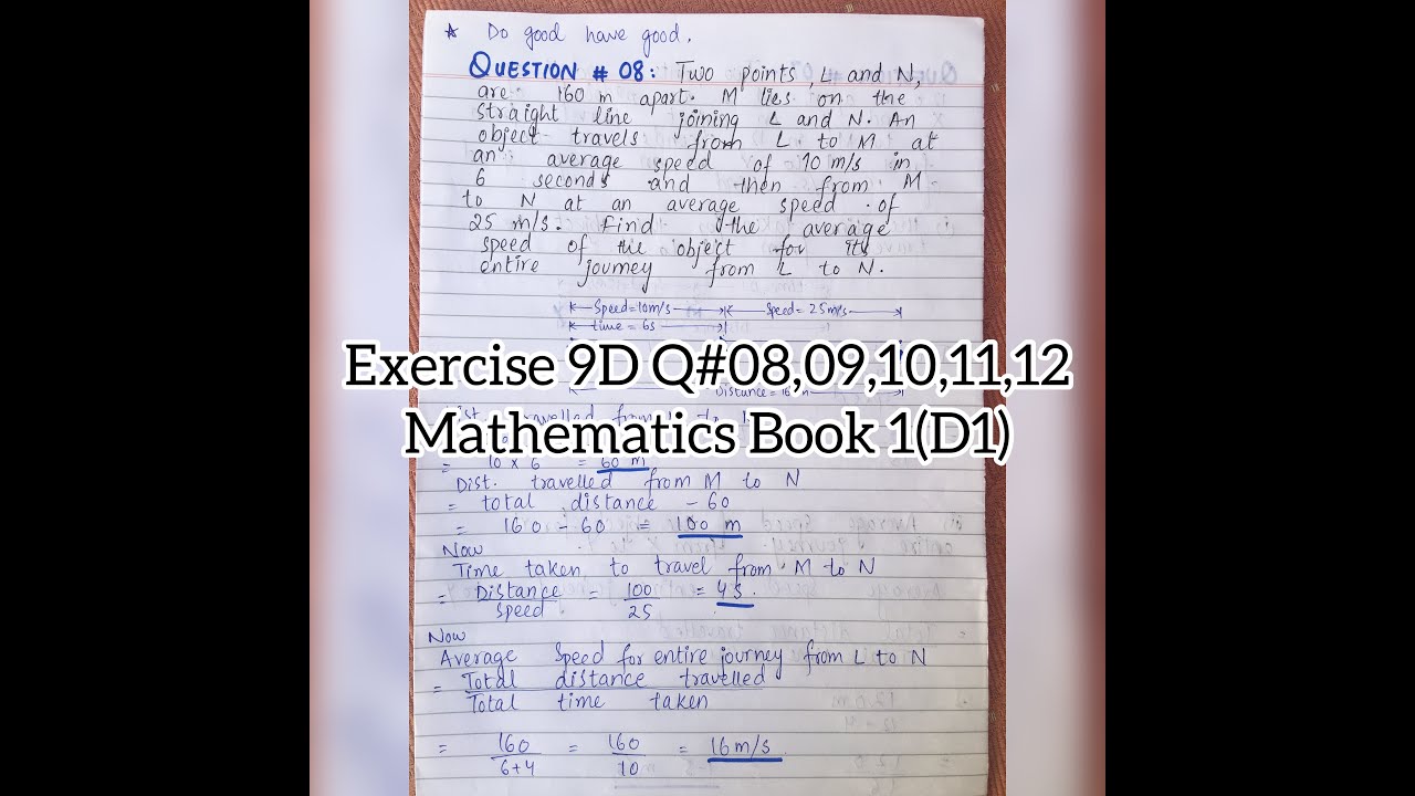 Q#08,09,10,11,12 || Exercise#9D | Mathematics Book1(D1) |. 7th Edition | New syllabus