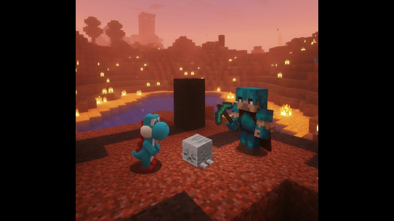 Minecraft: Esloriamo il nether alla ricerca del ghast rinsecchito.  ep  11