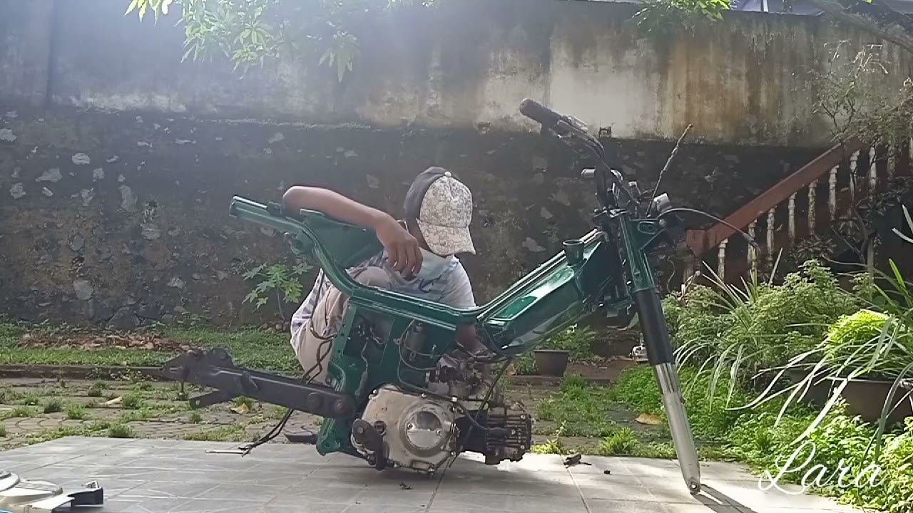 restoration & modification of 48cc loncin