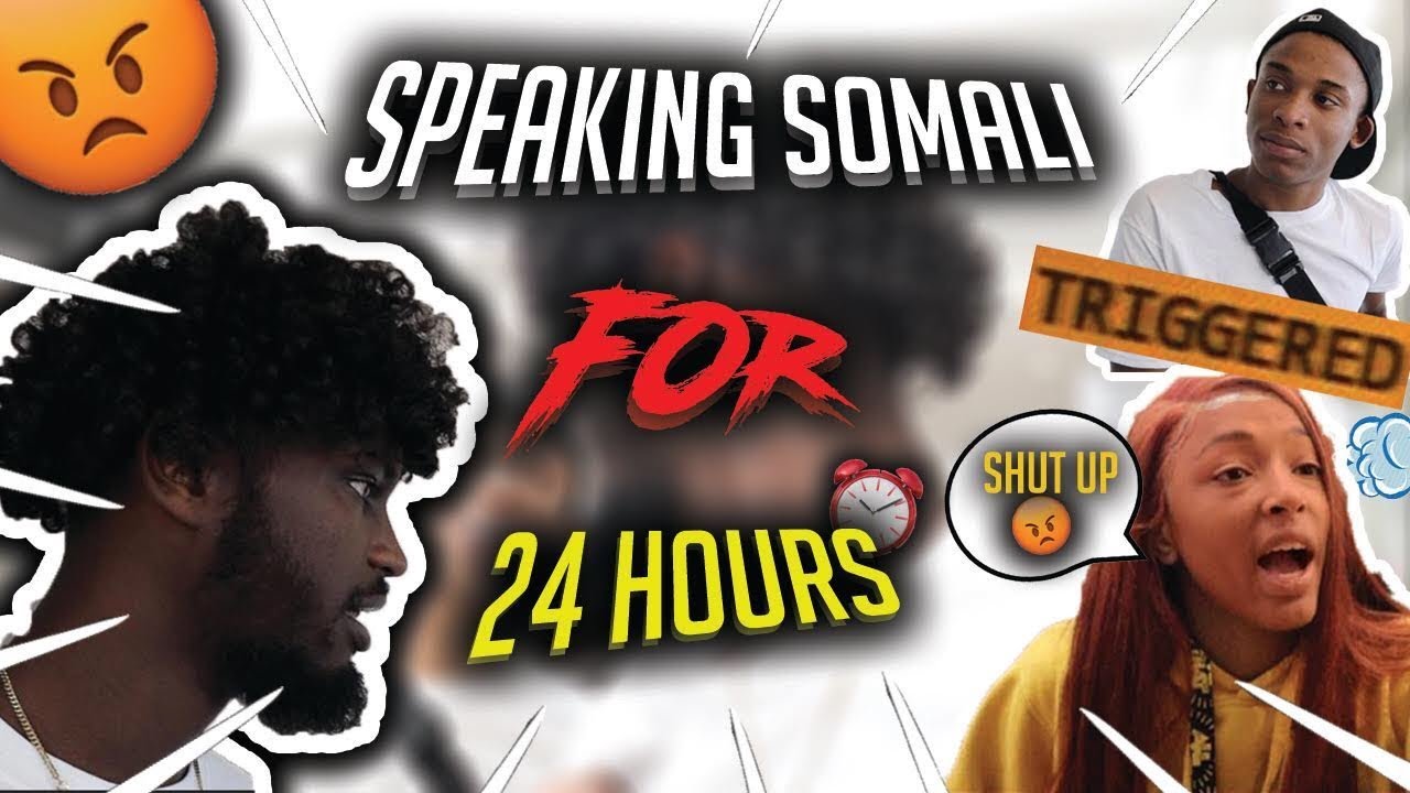 speaking ONLY SOMALI to my friends for 24 hours challenge - PART 2