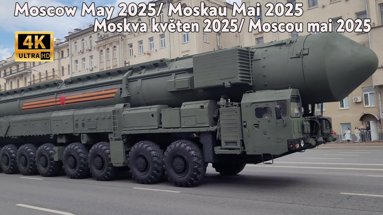 Репетиция Парада 2025 в Москве. Проход военной техники по Садовому кольцу