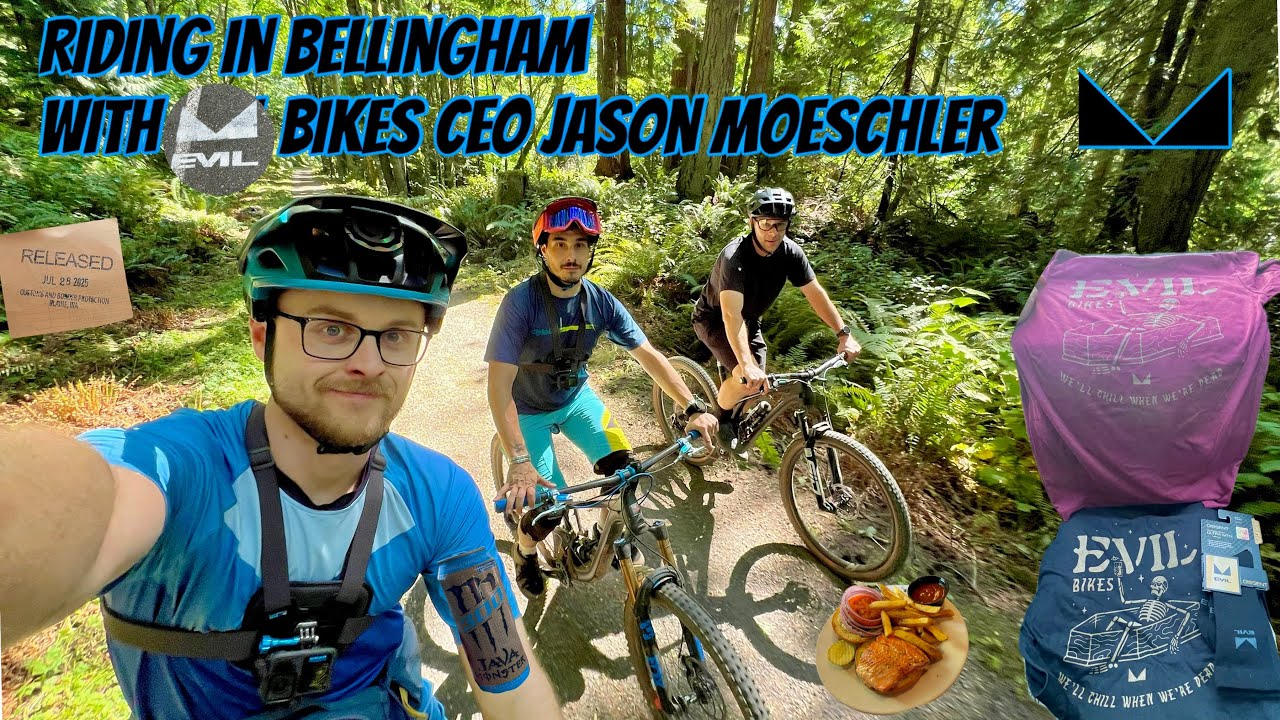 Riding in Bellingham with Evil Bikes CEO Jason Moeschler ITA-ENG Sub