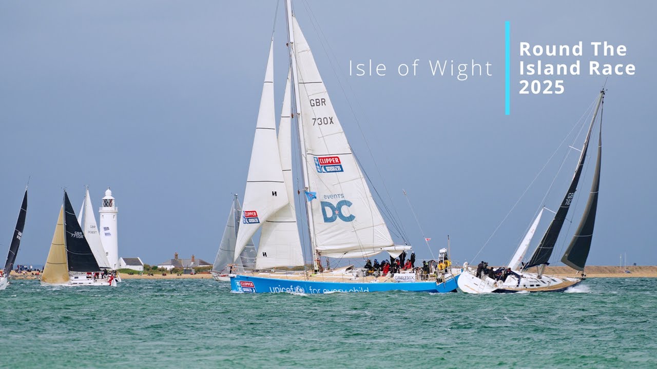 Epic Sailing Action! Round the Island Race 2025 | Isle of Wight Yacht Highlights