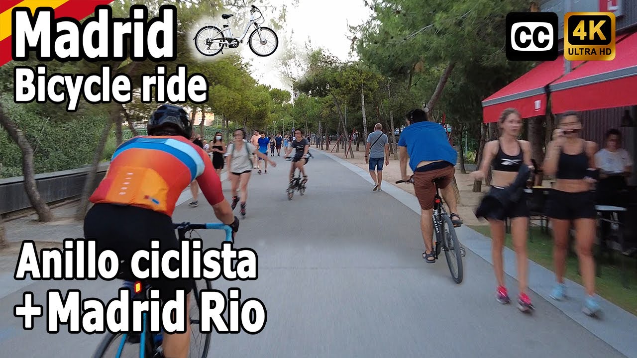 Bájate al rio en MADRID! Paseo en bici por el Anillo Ciclista y Madrid Rio [Comentado]