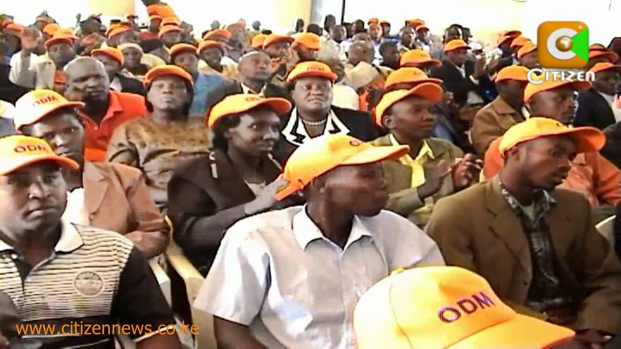 ODM Campaigns: Odinga-Mudavadi
