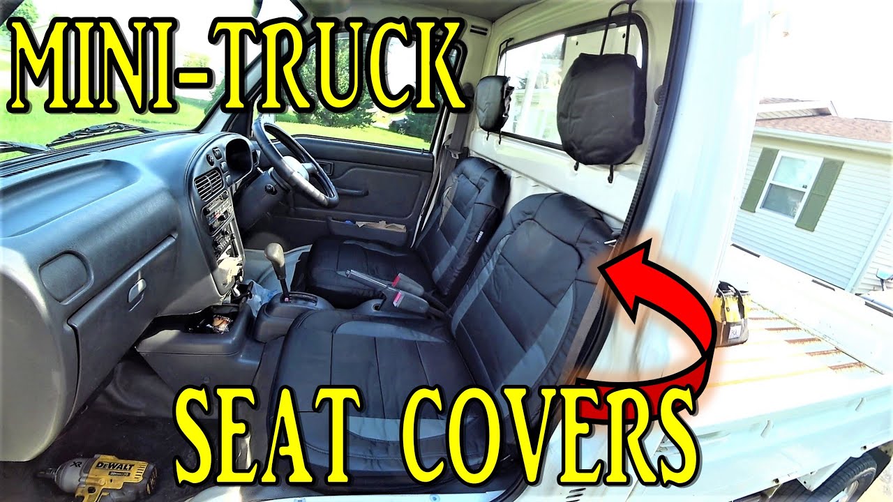 [Mini-Truck DIY] Seat Cover Interior Upgrade Install │The Perfect Tutorial Video!