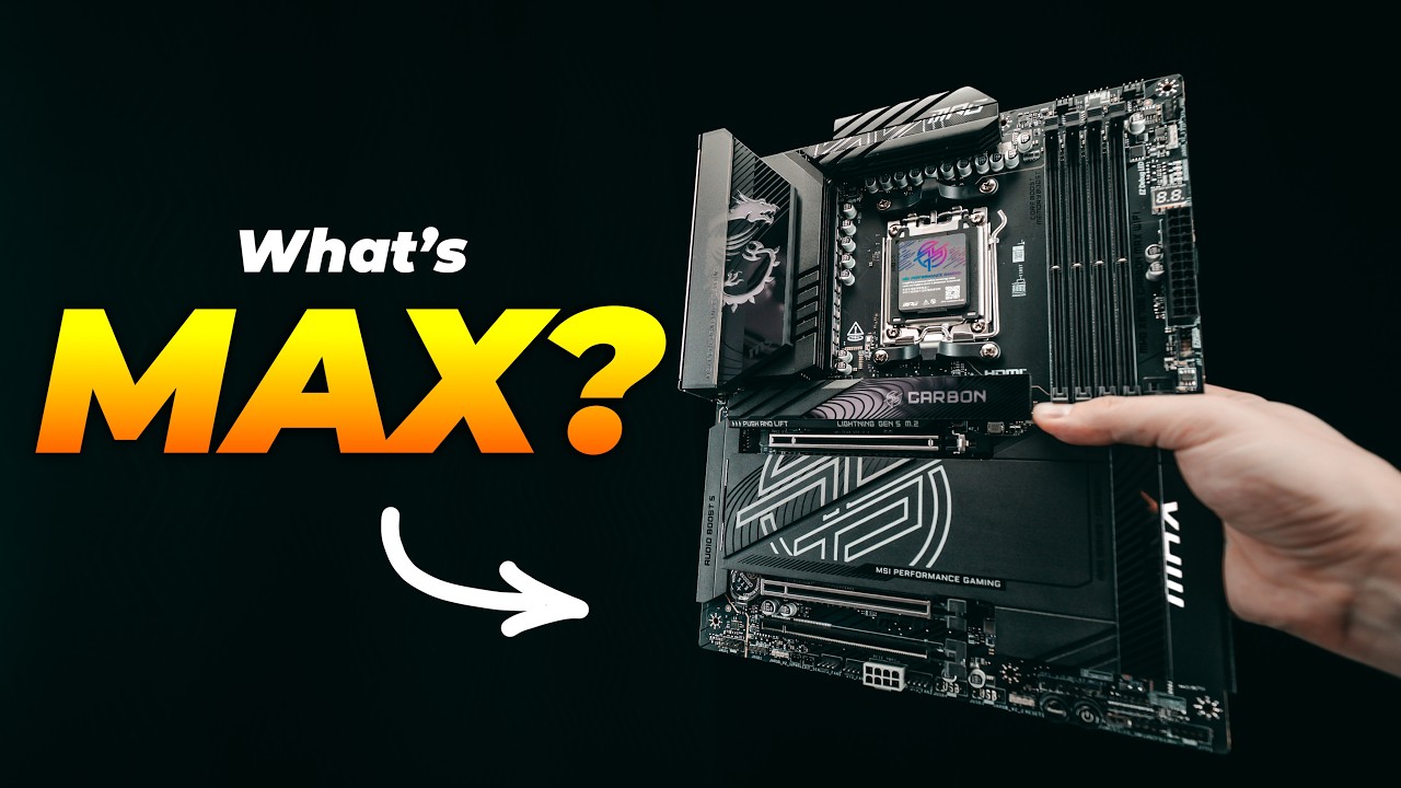MSI Cooking NEW motherboards on OLD Platform - MSI X870e Carbon MAX Wifi