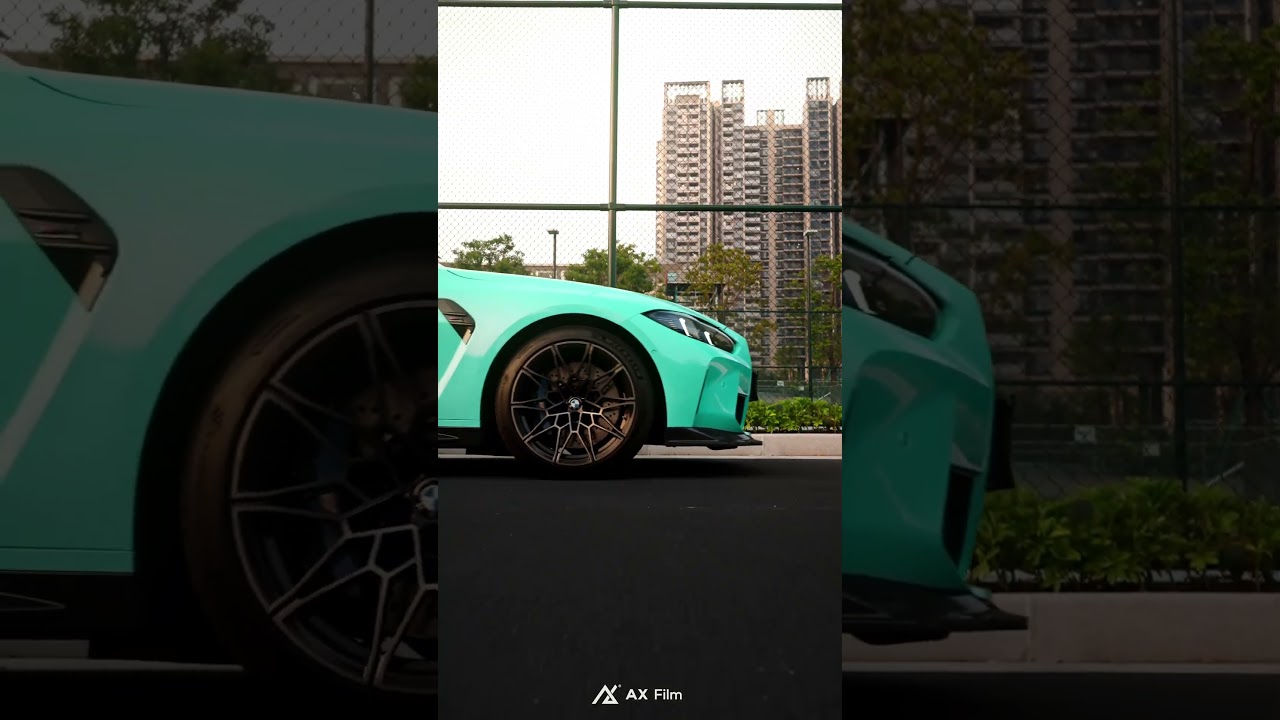 BMW M4 - Ultra Gloss Tiffany 高亮 Tiffany | Vinyl Car Wrap