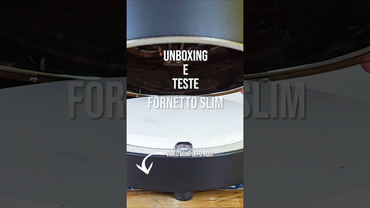 Unboxing e Teste Fornetto Slim - Forno de Pizza El&eacute;trico #pizza #receita