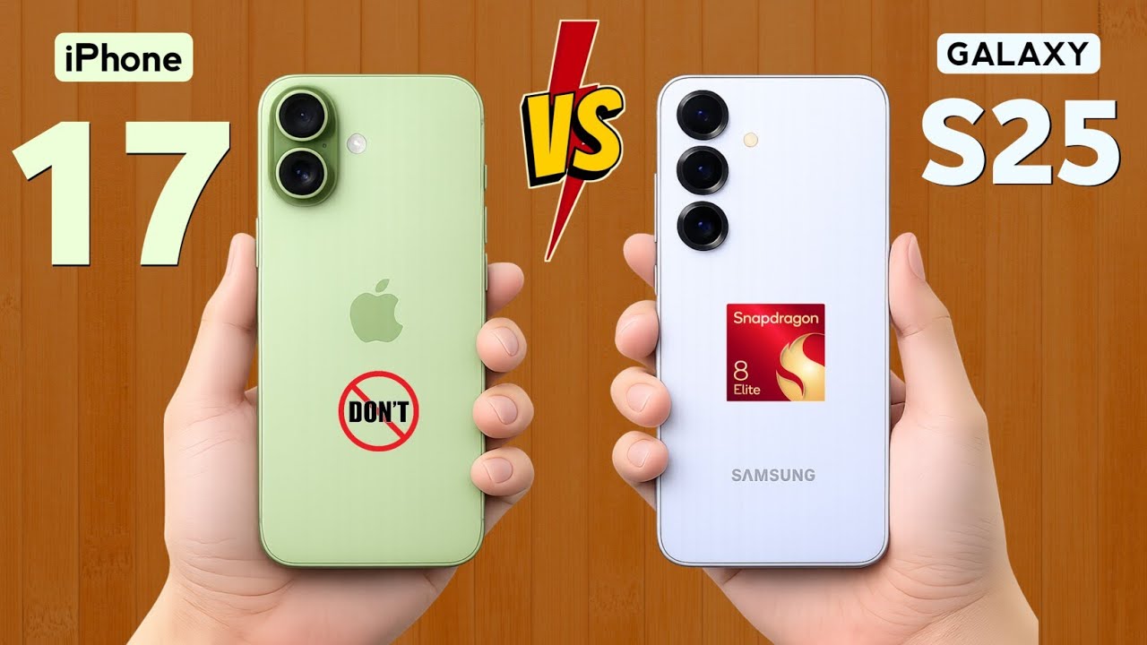 iPhone 17 vs Samsung S25: Who's WINNER 🏆 The Ultimate Comparison!