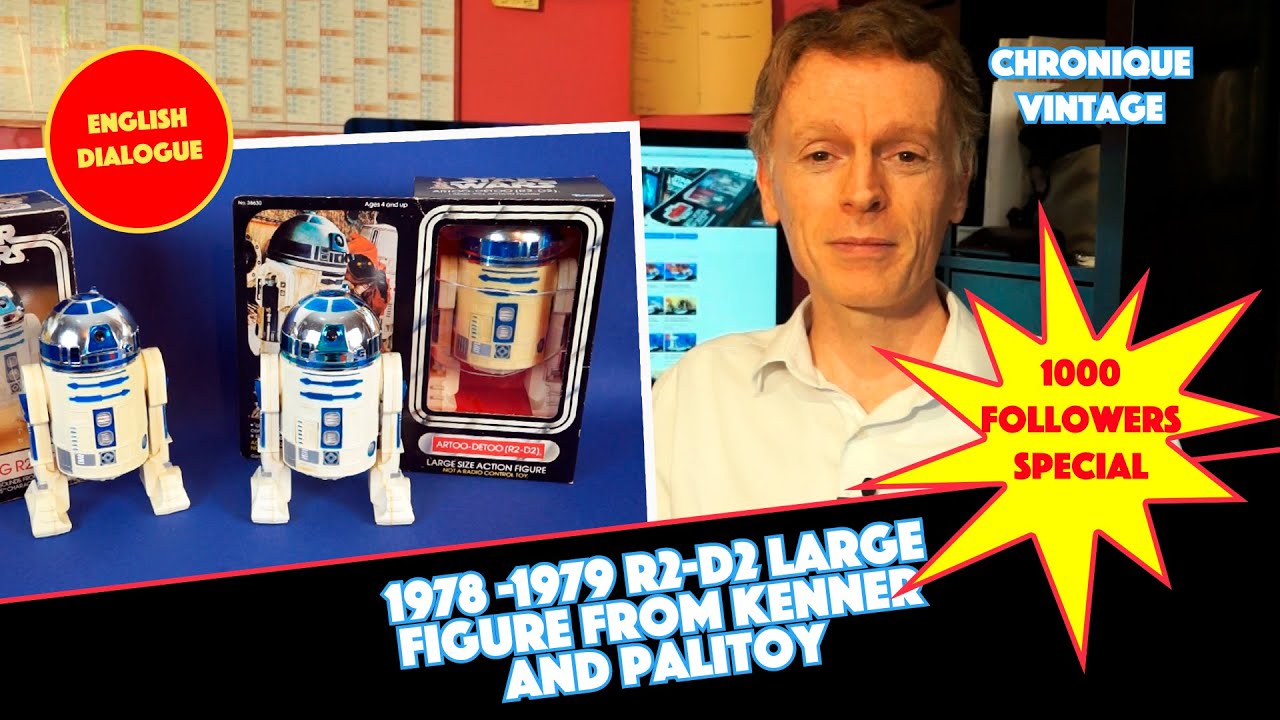 1978 1979 Vintage Kenner Palitoy Star Wars R2 D2 Large Figures (English Dialogue)