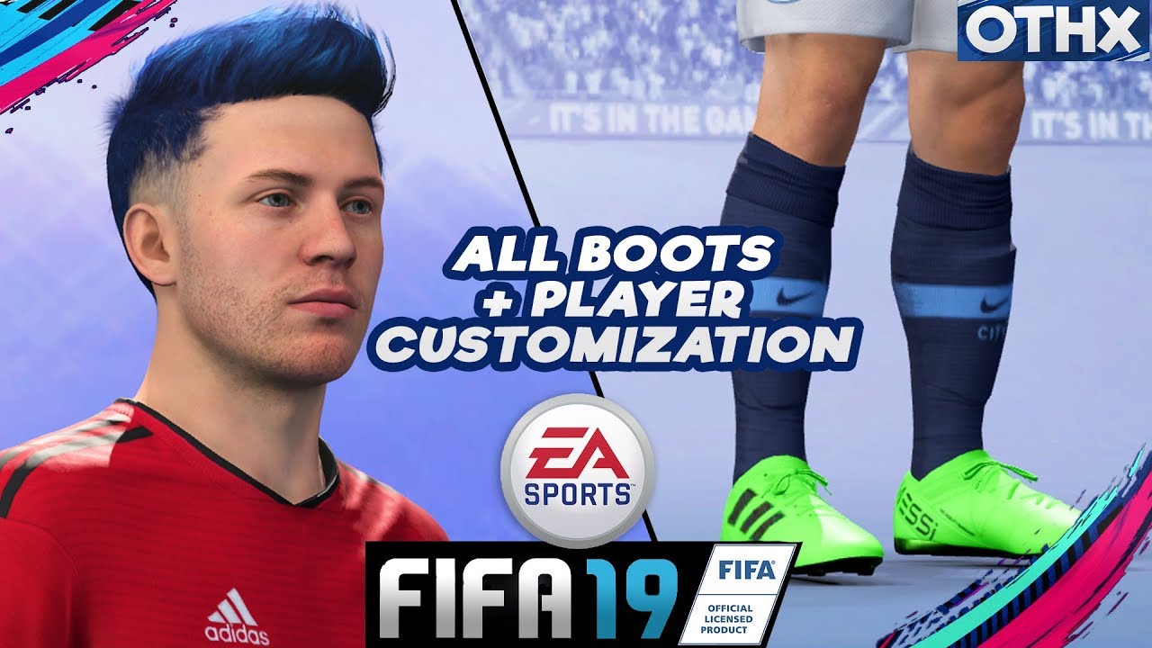 FIFA 19 | All Boots + Secret Boots and Create Player Customization | Be a Pro | @Onnethox