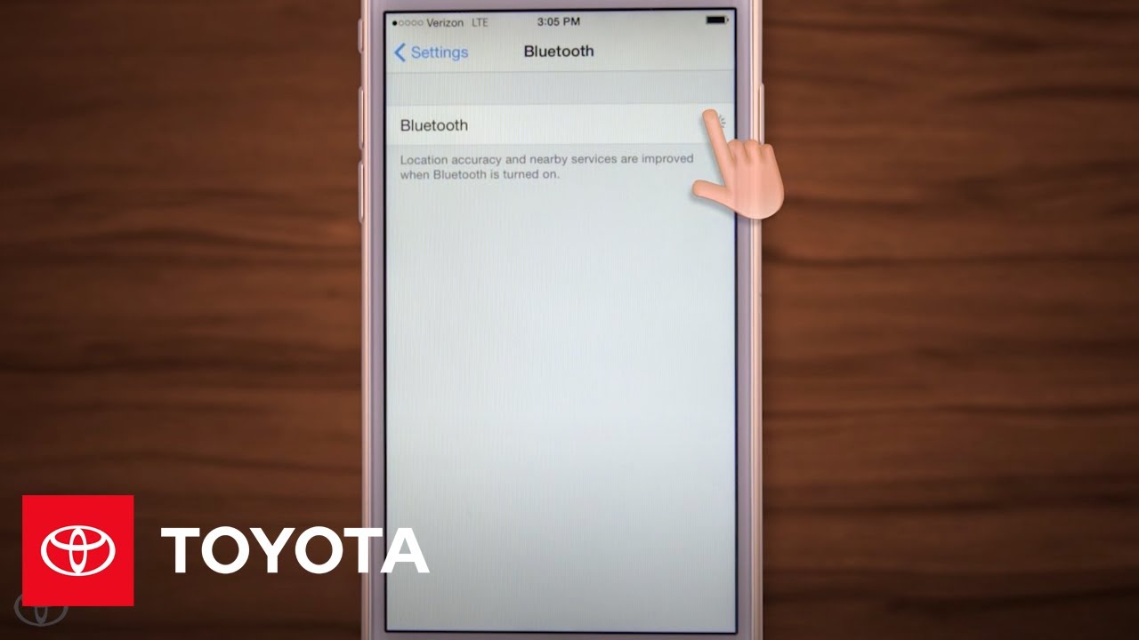 Toyota Entune l Configuración de Telefono por Bluetooth: iPhone | Toyota