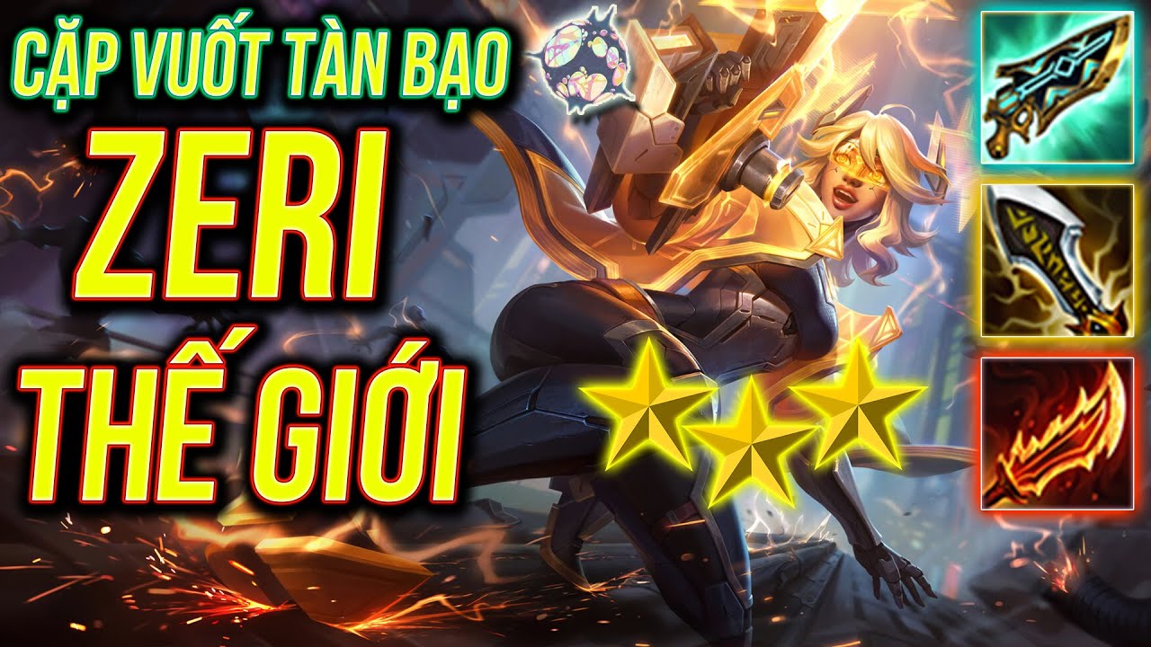Build Zeri Gi&aacute;m S&aacute;t Chuẩn Thế Giới Đang Si&ecirc;u H&oacute;t H&ograve;n Họt &bull; Top 1 Meta │ NaRu TFT
