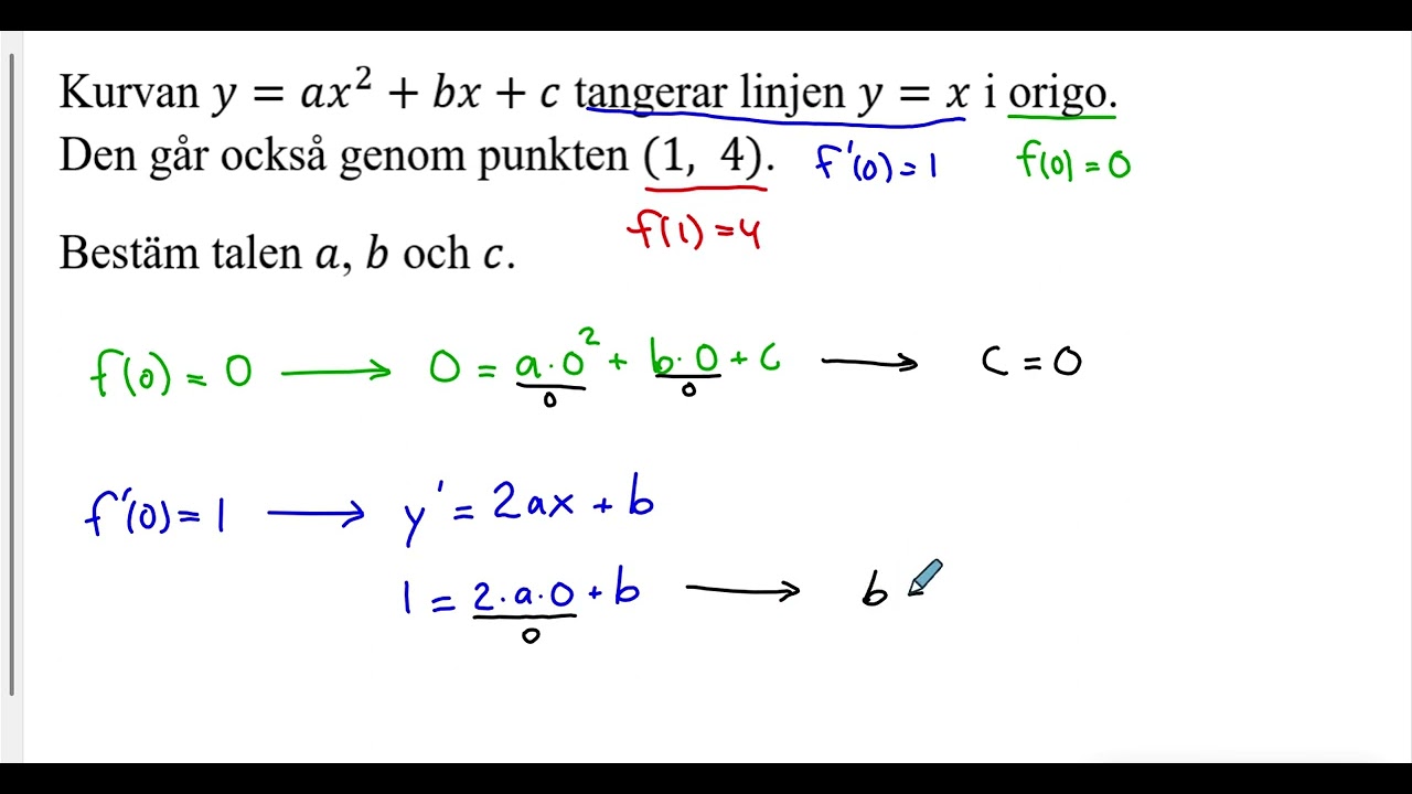 Uppgift 3243 - Matematik 5000+ 3b - Lösningsförslag