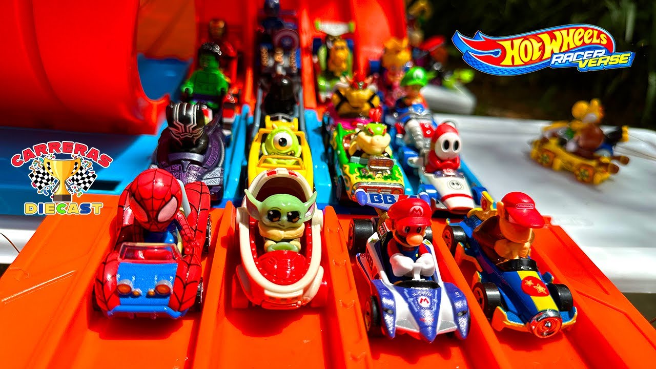 RACERVERSE vs MARIO KART HOT WHEELS CARRERAS DIECAST