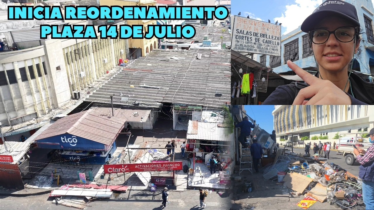 PLAZA 14 DE JULIO Reordenamiento #centrohistórico #elsalvador capital #2026