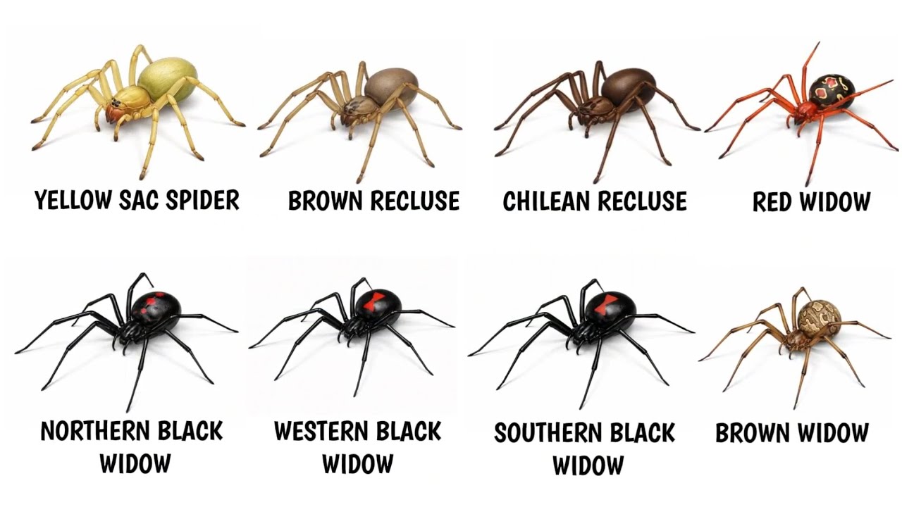 The Most VENOMOUS SPIDERS in the US Explained