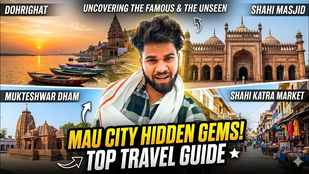 Travel in Mau city !! Show the Famous Places Please support me 🙏