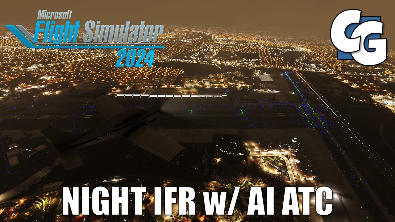 Night IFR with SayIntentions ATC - MSFS 2024