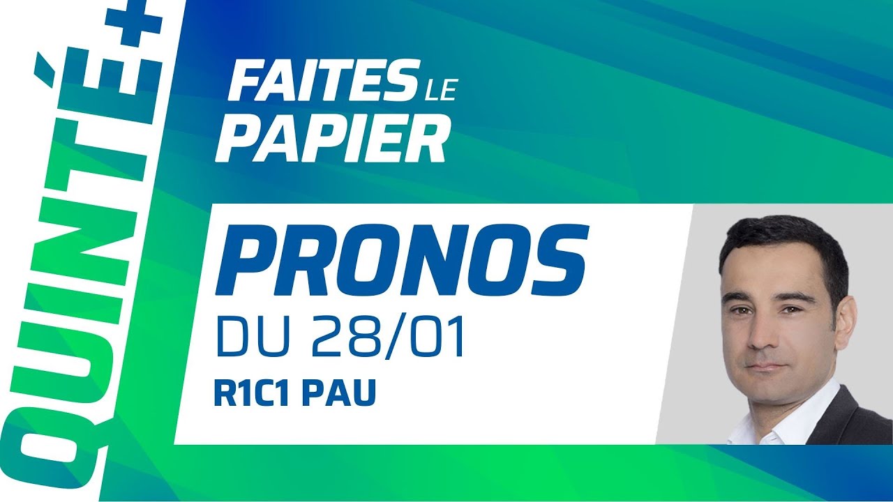 PRONOSTICS QUINTÉ+ DU MERCREDI 28 JANVIER : VERS UN RACHAT DE PABLO